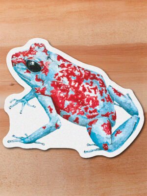 Sticker Rana dardo arlequin-Oophaga histrionica