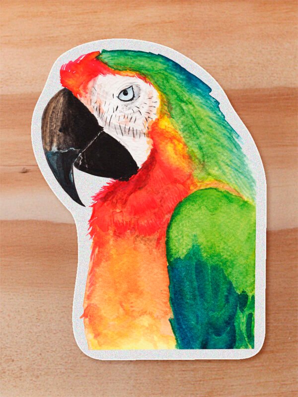 Sticker Guacamaya - Ara Macao