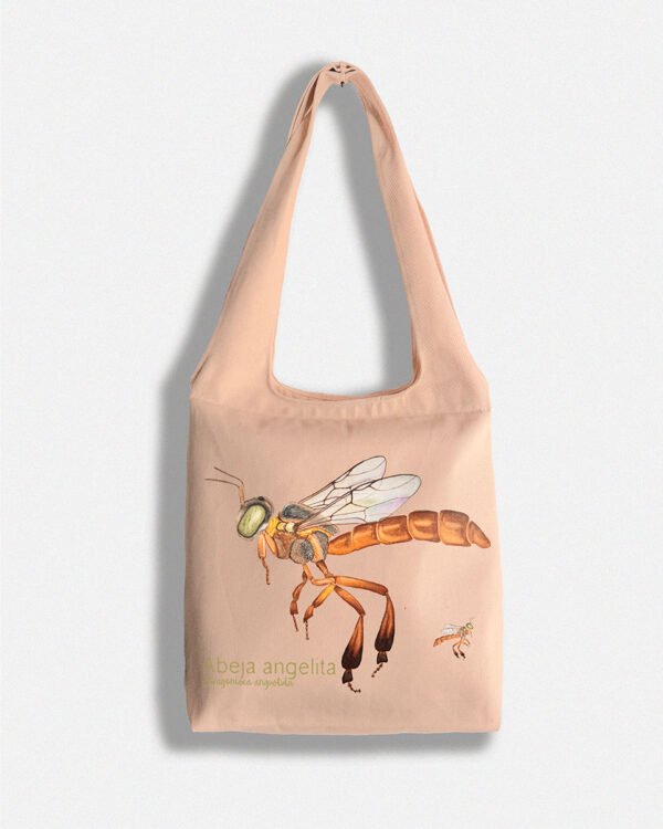 Totebag “Abeja Angelita” – Tetragonisca angustula