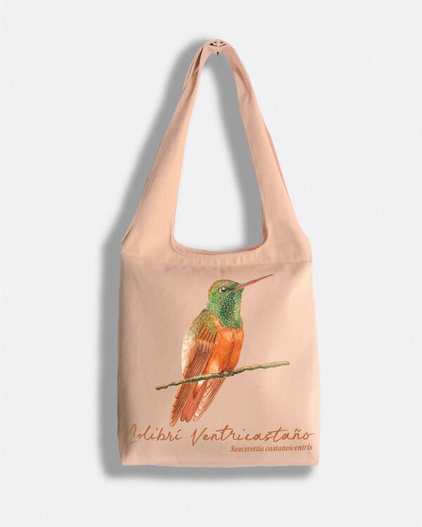 totebags_0004_COLIBRI.png Totebag “Colibrí Ventricastaño” – Saucerottia castaneiventris