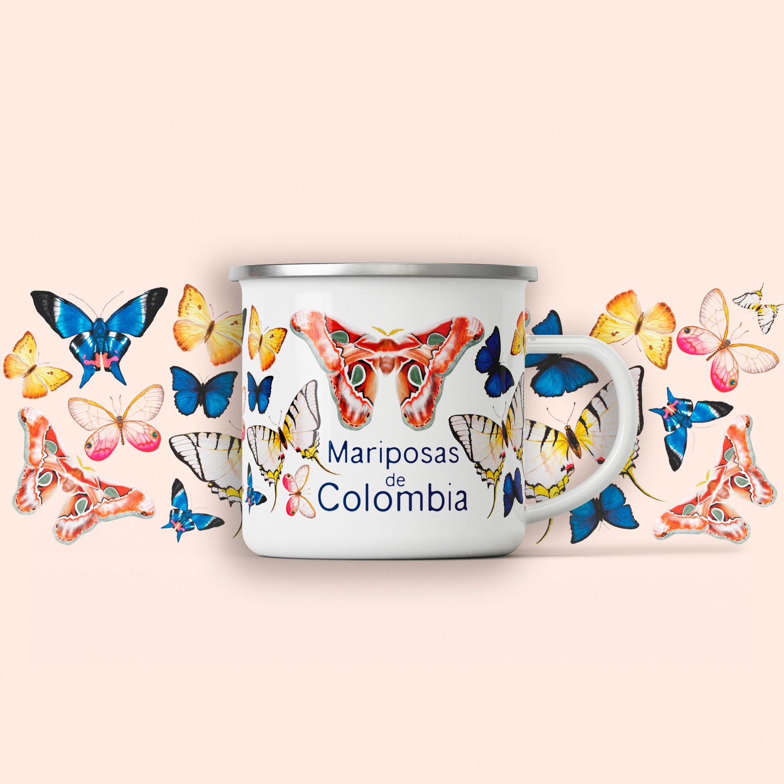2026_0024_mariposas 1.png Mug – Mariposas de Colombia