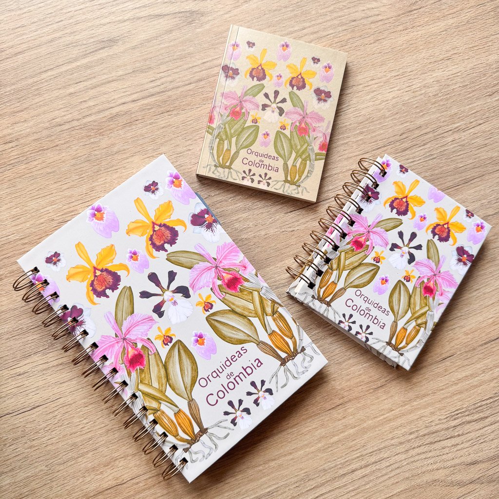 Libreta orquídeas de Colombia