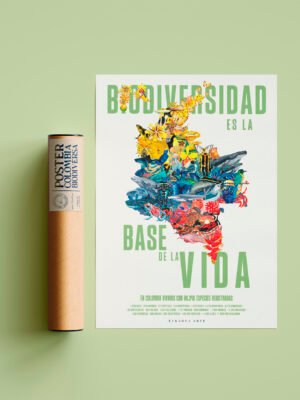 Poster - Biodiversidad es la base de la vida