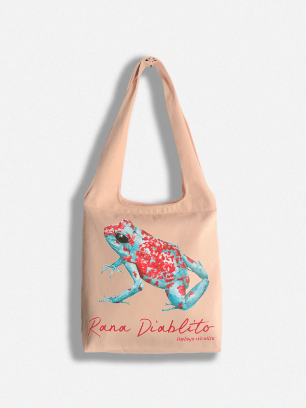 RANA Totebag “Rana Diablito” – Oophaga sylvatica