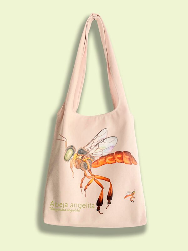 Totebag “Abeja Angelita” – Tetragonisca angustula