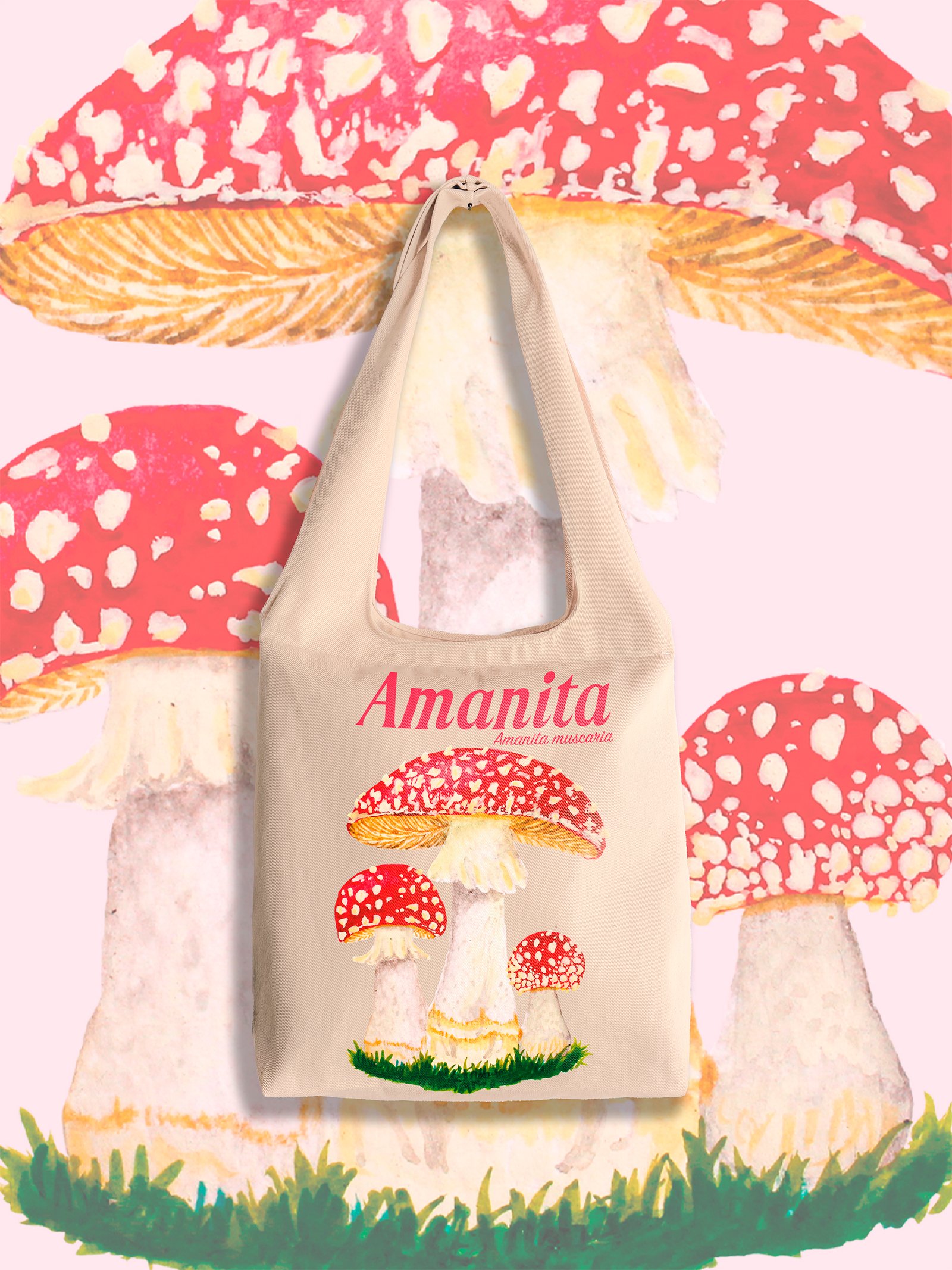 Totebag “Amanita” – Amanita muscaria