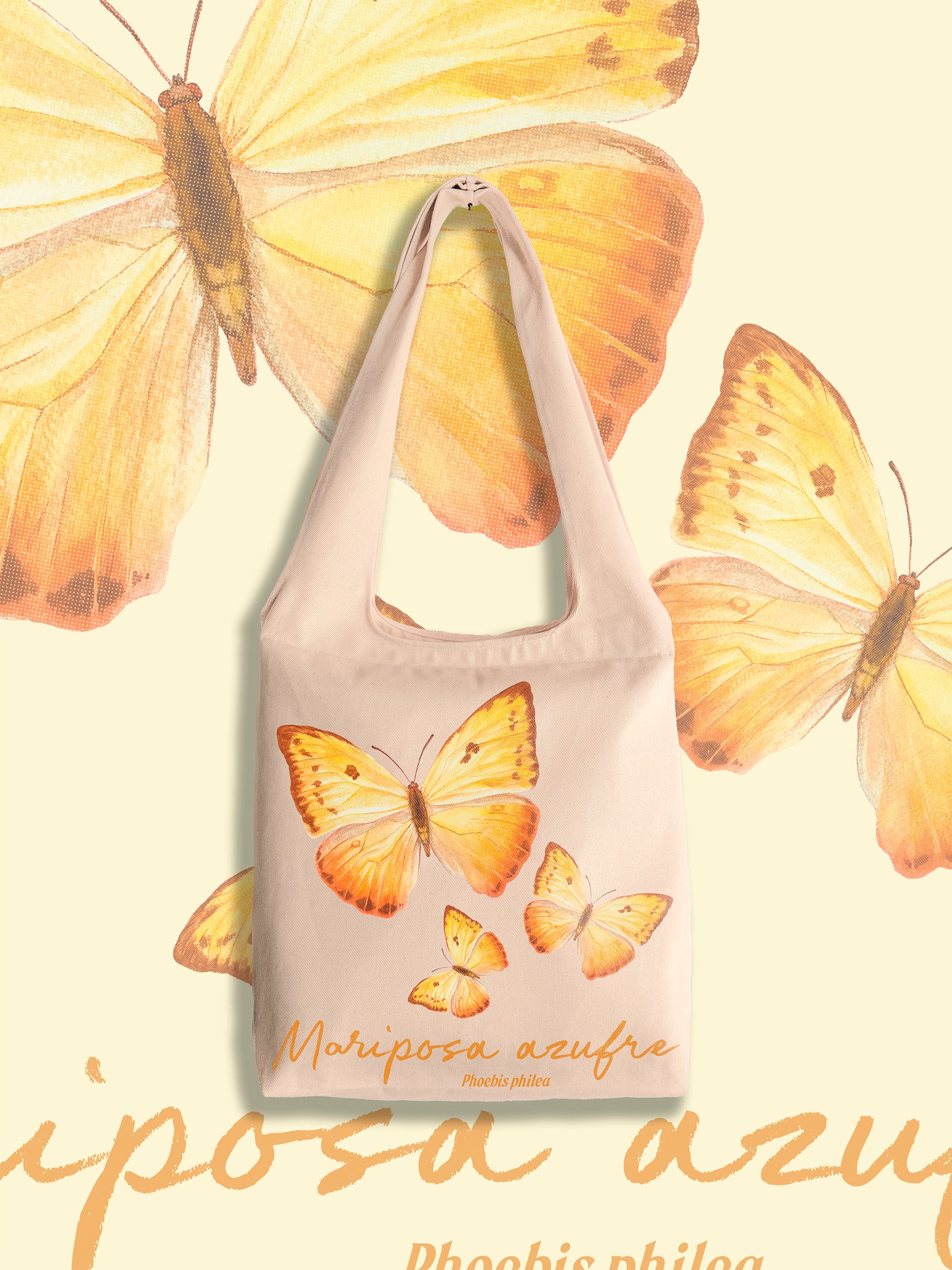 Totebag “Mariposa Azufre” – Phoebis philea