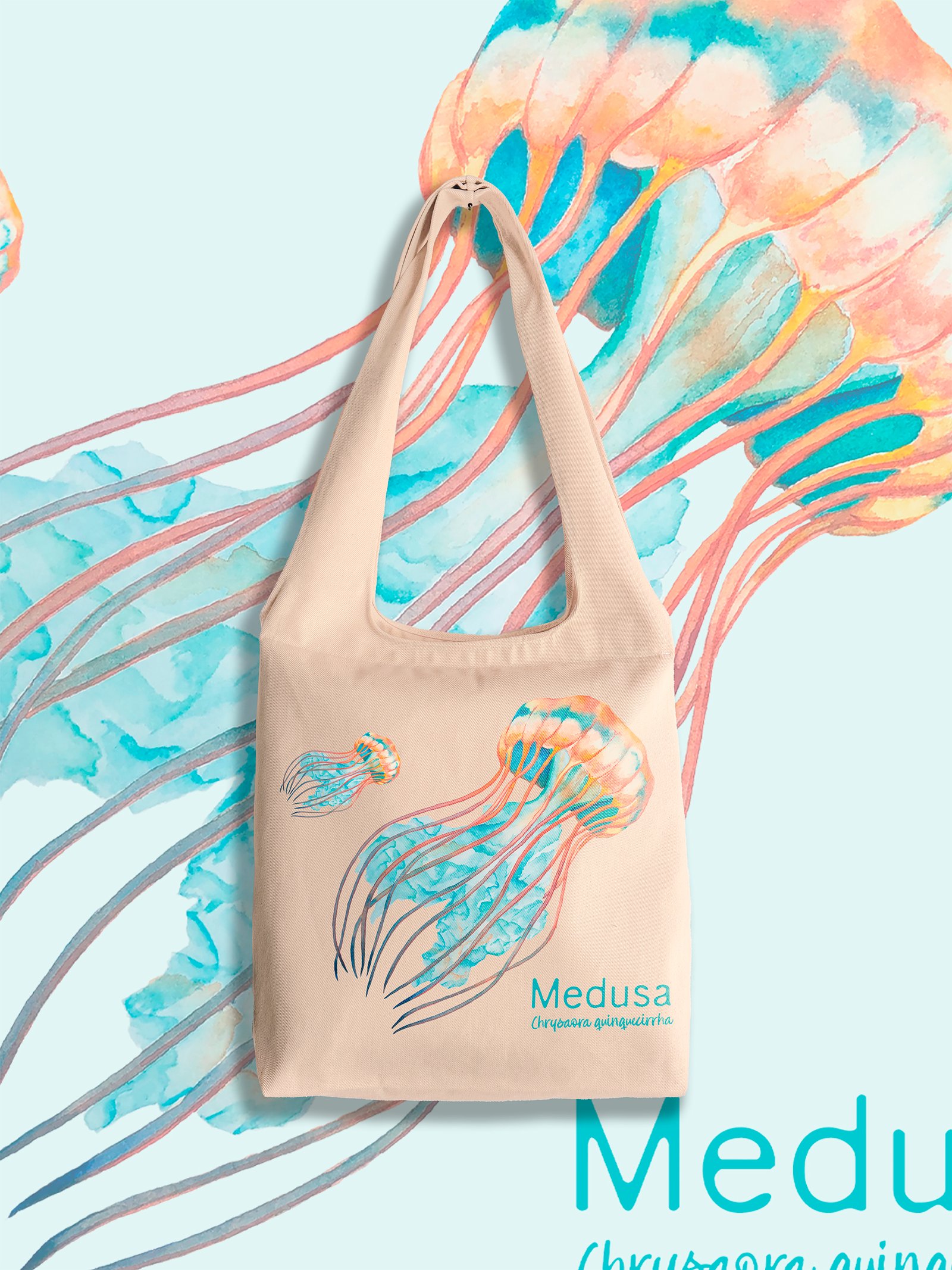 Totebag “Medusa” – Chrysaora quinquecirrha